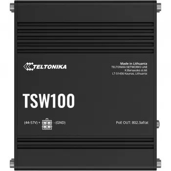 Teltonika TSW100 pramoninis nevaldomas PoE komutatorius