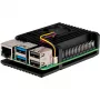 Joy-IT Armor Case BLOCK ACTIVE SBC-Enclosure, tinkamas kūrimo rinkiniams Raspberry Pi (RB-AlucaseP5-07FAN)