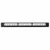 Patch panel 1U LANBERG PPKS-1124-B, 24 prievadų, 1U, ABS, juodas, 482,6×44,5×154 mm