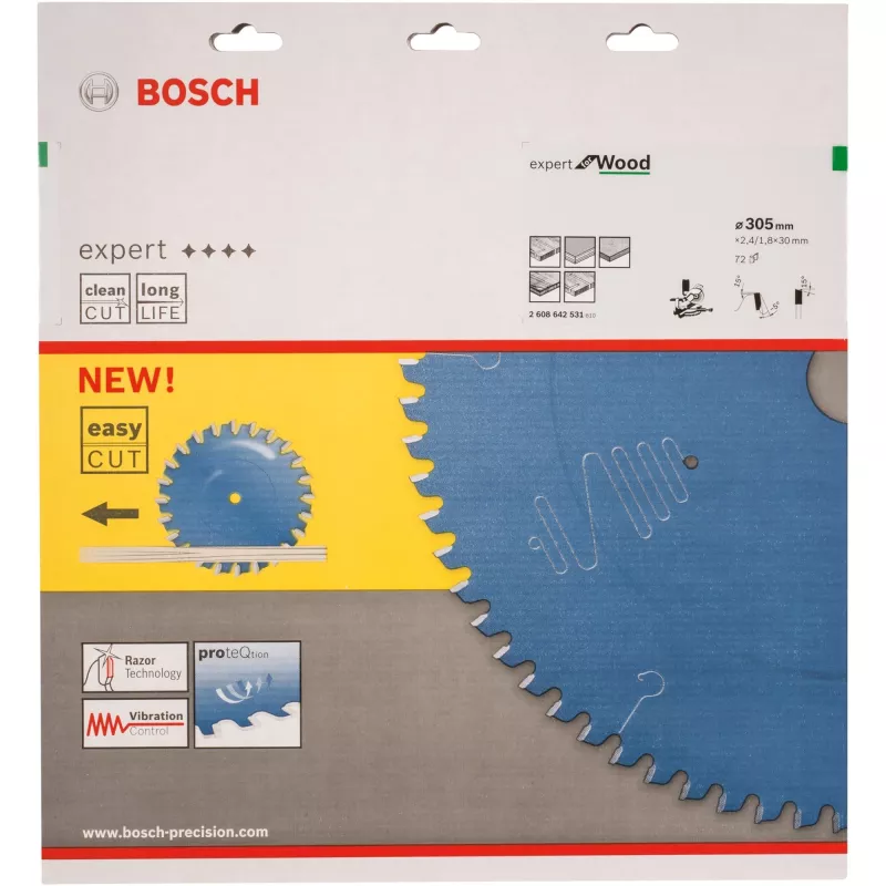 Diskinis pjūklo diskas Bosch 2 608 642 531 30,5 cm 1 vnt.