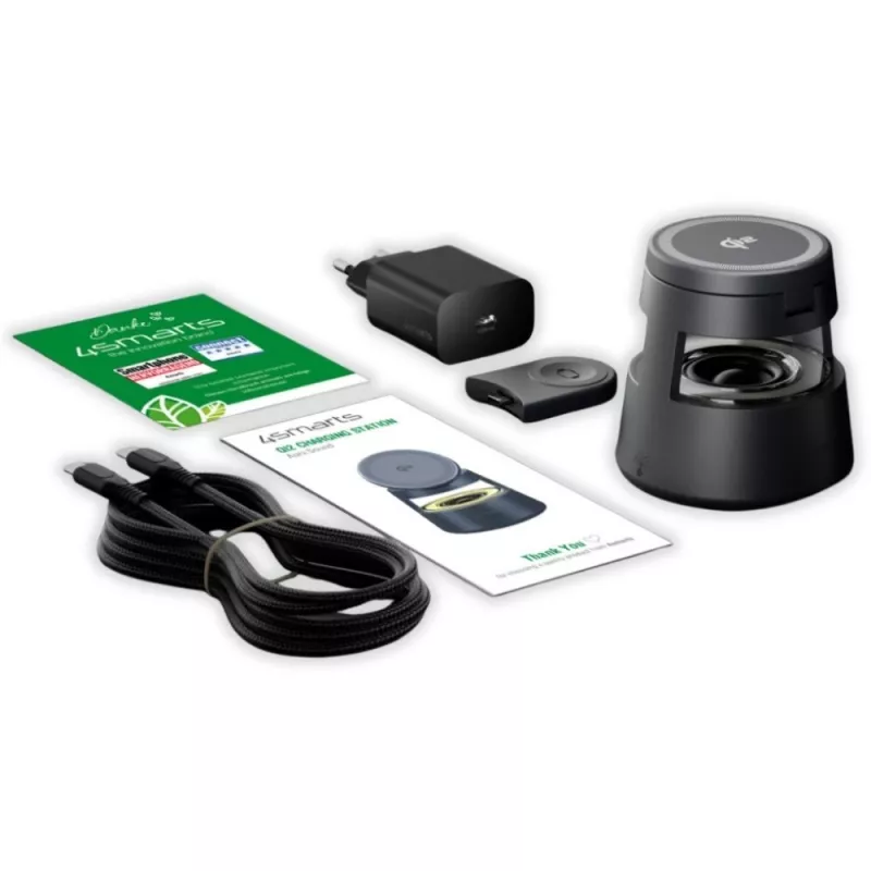 Belaidis įkroviklis 4smarts 541327 USB Type-C Patalpose Pilka