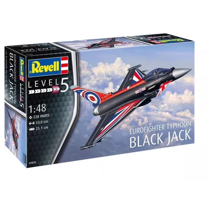 Plastikinis modelis REVELL Eurofighter Juoda Jack 1/48