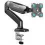 ONKRON G80-B Sukamasis ir pakreipiamas stalinis laikiklis 13‘-32’ monitoriams, max. 8 kg, su sukimu, juodas