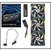 LIAN LI UNI FAN SL Wireless 120 ARGB Juoda 3-Pack