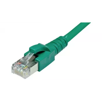 Ekranuotas CAT6A tinklo kabelis ShiverPeaks 75715-G S/FTP PIMF, žalias