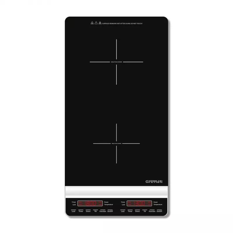 G3 Ferrari Dinamiko Deep Juoda stalviršio 29,5 cm zonos indukcinė kaitlentė 2 zonos