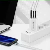 Maitinimo įkroviklis everActive SQ-655Q 65W, 1×USB-A + 2×USB-C greitasis įkrovimas
