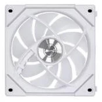 Kompiuterio korpuso ventiliatorius Lian Li Uni Fan 12RSLIN3W 120 mm Baltas, 12 V, 0,2–2100 RPM, 2,66 mmH2O, FDB