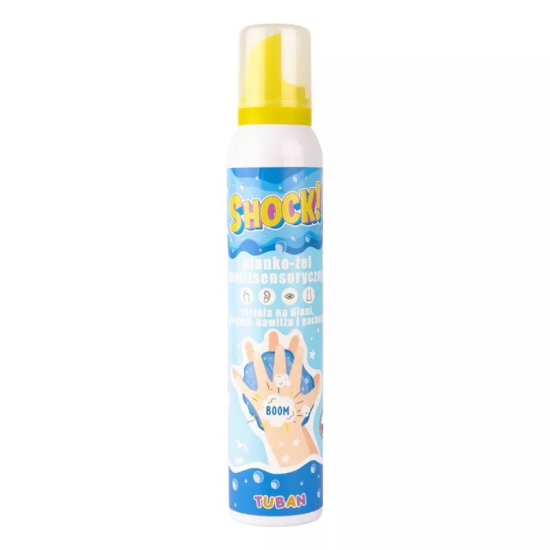 Slime Tuban SHOCK! MULTISENSORY FOAM-GEL ICE 200 ml Mėlynas