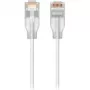 Ubiquiti UACC-Cable-Patch-EL-0.15M-W tinklo kabelis permatomas, baltas Cat6
