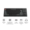 Mechaninė klaviatūra Keychron V3 Ultra 8K — laidinė ir Bluetooth, QWERTY išdėstymas, RGB LED, juoda