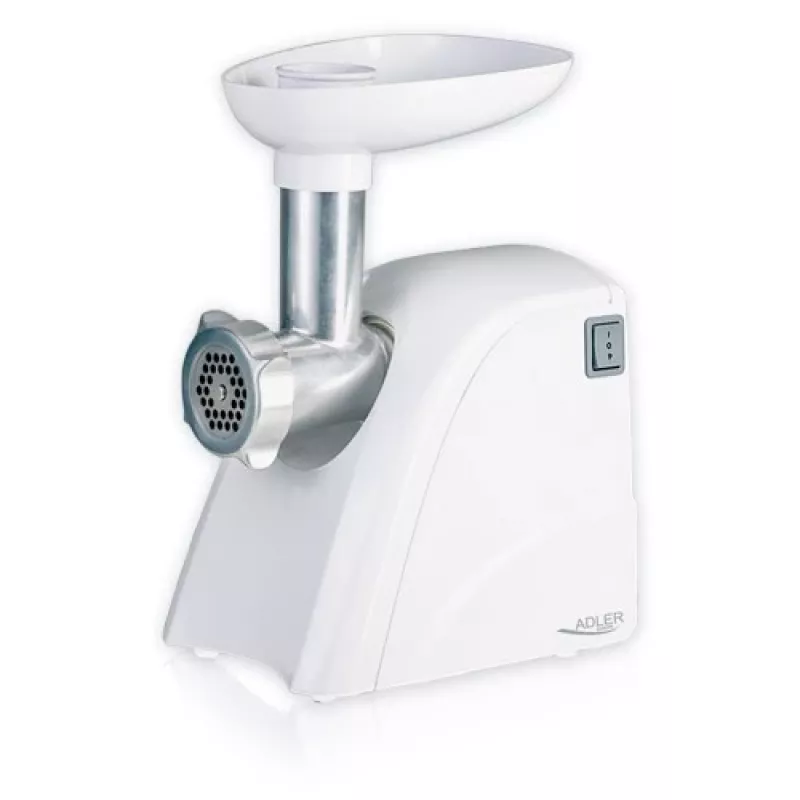 Adler AD 4803 mėsmalė 800 W, nerūdijantis plienas, balta