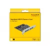 Delock PCI Express x1 plokštė su 4 išoriniais USB Type-A lizdais SuperSpeed USB