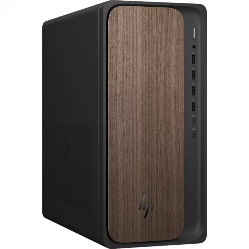 HP OmniDesk AI PC M03-0475ng Core Ultra 7 265 16GB/1TB SSD Windows 11 Dark Wood - klaviatūros išdėstymas gali būti vokiškas
