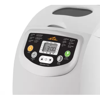 Bread maker ETA DELICCA 600 W, 1 kg max loaf, White, programs: gluten-free, sweet, white, whole-grain