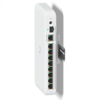 Ubiquiti UACC-Switch-DIN baltas polikarbonato laikiklis