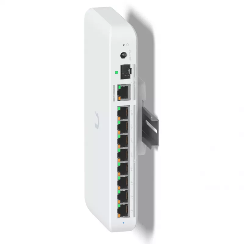 Ubiquiti UACC-Switch-DIN baltas polikarbonato laikiklis