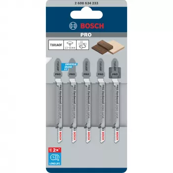 Pjūklo geležtė Bosch T 101 AOF Bimetal 8,3 cm 5 vnt.
