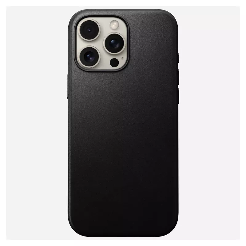 Mobiliojo telefono dėklas Nomad NM01693185, skirtas Apple iPhone 16 Pro Max, oda/TPU/PC, juodas, tinka 17,5 cm (6,9 colio) ekranui