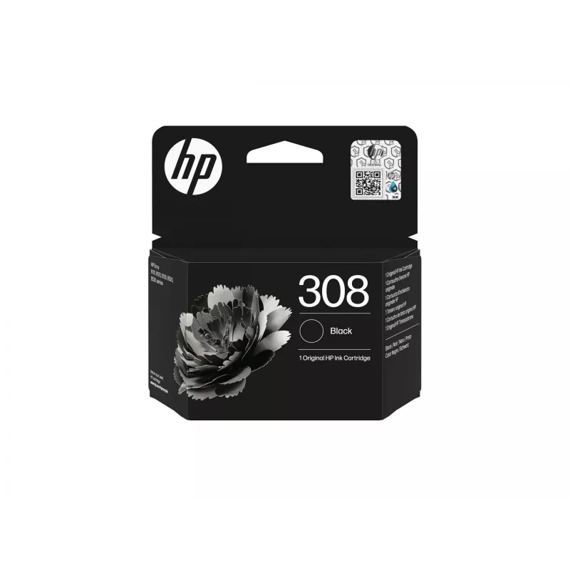 HP 308 Originali juoda rašalo kasetė