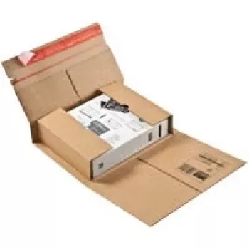 Dinkhauser 20 ColomPac knygų pakavimo dėžutės, siuntų pakuotės, 35.5 x 25.0 10.5