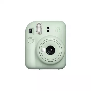 Momentinis fotoaparatas Fujifilm Instax Mini 12 mėtų žalios spalvos su 10 lapelių momentinės juostelės rinkiniu
