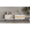 TV spintelė cama meble INSERTO 3D1W 190x40x62 cm kašmyro apdaila su LED