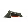 Tunelio tipo palapinė easy camp Sarek 1 (tamsiai žalia/oranžinė, 2025) — vieno asmens, tunelio dizainas