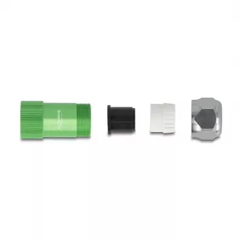 DeLOCK kabelio sandariklis 6,4 mm aliuminis IP67 atsparus vandeniui įtempimo sumažinimas