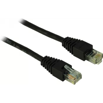Inter-Tech AC LAN kabelis CAT5 UTP, 15,0 m, juodas