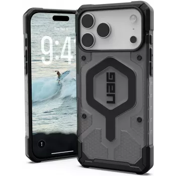 UAG Urban Armor Gear Pathfinder MagSafe dėklas | Apple iPhone 17 Pro Max | pelenų (pilka permatoma)/juoda | 114552113140 (114552113140)