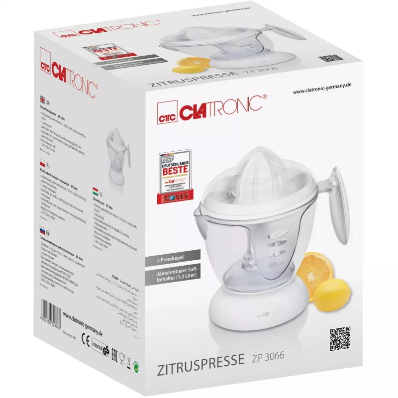 Clatronic ZP 3066 - citrusų sulčiaspaudė (262988)