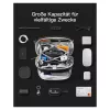 Kabelių maišelis Inateck AB03010 — organizatorius-dėklas 27 × 15,8 × 11 cm, juodas