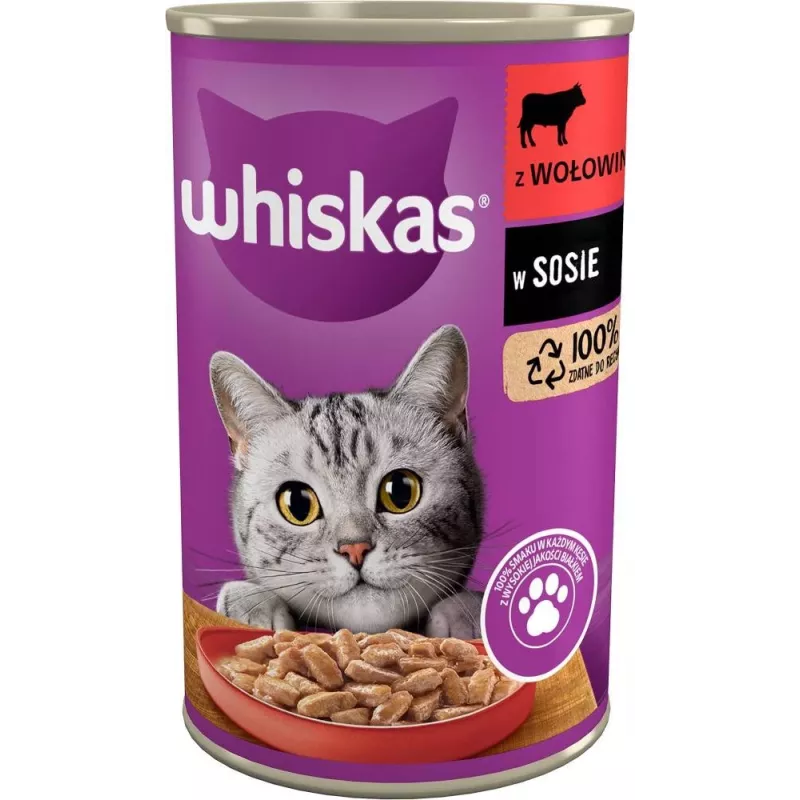 Whiskas Jautiena padaže 400 g