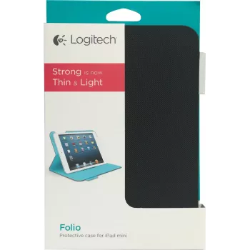 Logitech Folio Protective Case - apsauginis dėklas planšetei - anglies juoda