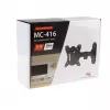Maclean MC-416 TV monitoriaus sieninis laikiklis 13-32 30 kg pakreipiamas sukiojamas maks. VESA 100x100 juoda miltelinė danga LED OLED LCD universalus laikiklis