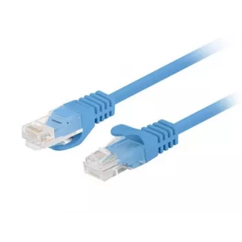 PATCHCORD Cat.5E UTP 1.5M Mėlynas FLUKE PASSED LANBERG 10-PACK