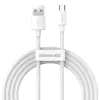 USB A į Micro-USB B kabelis Baseus TZCAMZJ-02 1,5 m Baltas