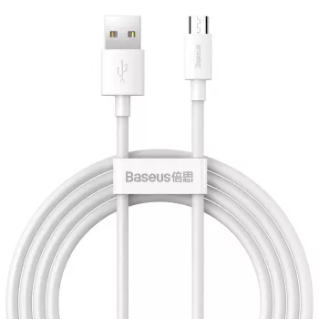 USB A į Micro-USB B kabelis Baseus TZCAMZJ-02 1,5 m Baltas