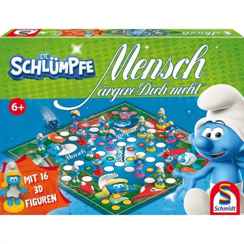 Schmidt Spiele The Smurfs klasikinis Ludo stalo žaidimas