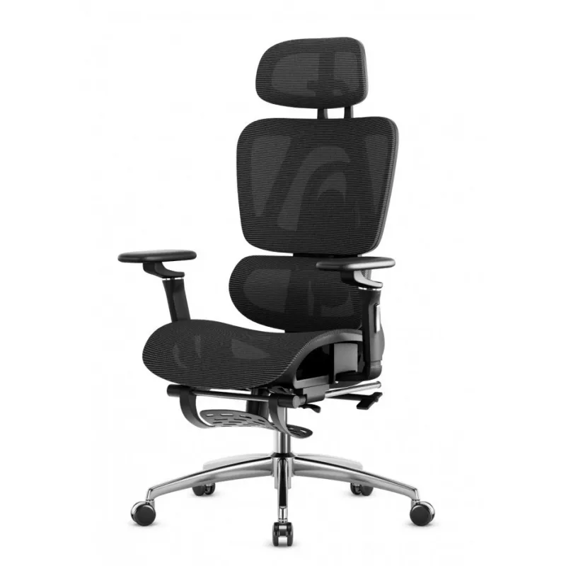 Biuro kėdė mark adler Expert 7.9 juoda — ergonominė pasukama kėdė, juodas audinys, modelis MA-EXPERT 7.9 Juoda