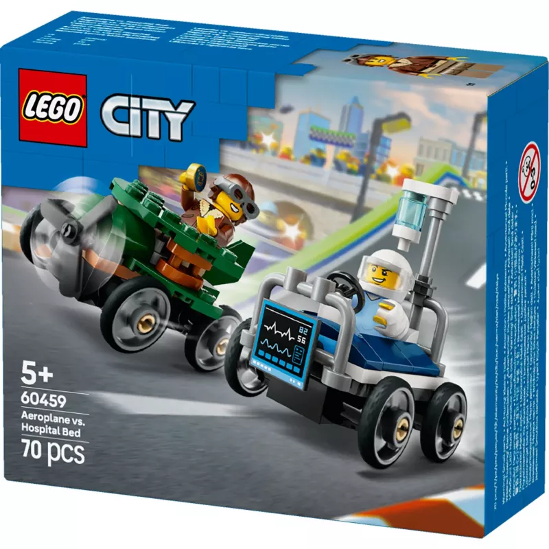 LEGO CITY 60459 Lėktuvas prieš ligoninės lovą