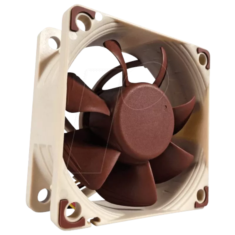 Noctua NF-A6x25 5V PWM 60mm korpuso ventiliatorius - smėlio/rudos spalvos