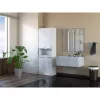 Vonios spintelė top e shop NEL 2K DK BPOŁ — laisvai pastatoma, 3 lentynos, 600×300×1740 mm, balta
