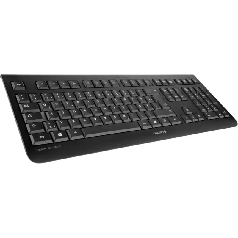 CHERRY DW 3000 klaviatūra Pelė komplekte Universali RF belaidė QWERTZ vokiečių Juoda