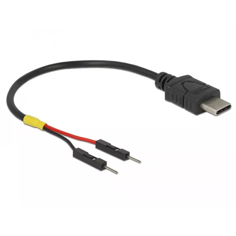 USB laidas DeLOCK 85418 0,1 m USB C Juodas
