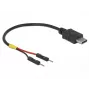 USB laidas DeLOCK 85418 0,1 m USB C Juodas