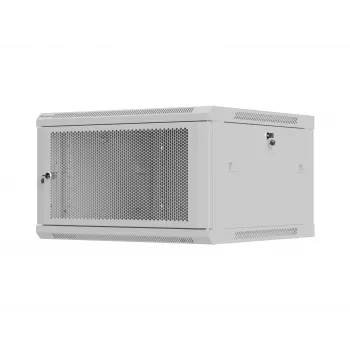 Rack spinta 19 inch 6U 600x600 pilka perforuota