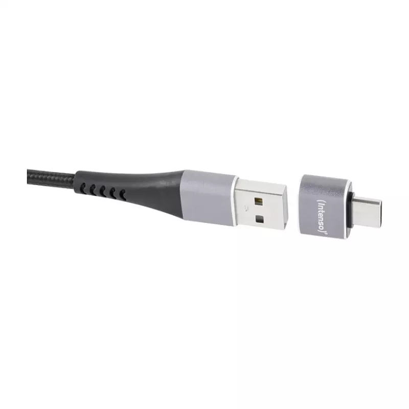 Intenso 3 vnt. USB adapteris USB-A -> USB-C C480C aliuminis