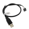 USB laidas Akasa 0,4 m USB A juodas